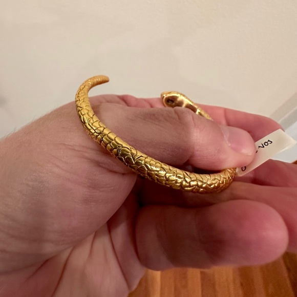 NWT RARE AUTHENTIC Julie Vos Textured Snake Open Cuff - Picture 16 of 17